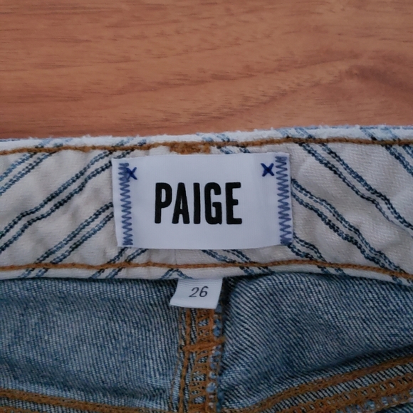 PAIGE Carter Slim Ripped Boyfriend Mom Jeans - Picture 3 of 4